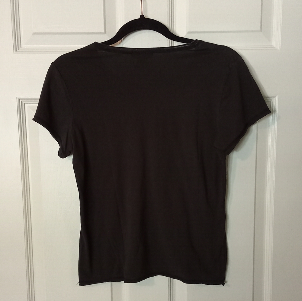 Sundance Black Fitted Short Sleeve Tee - Picture 2 of 3